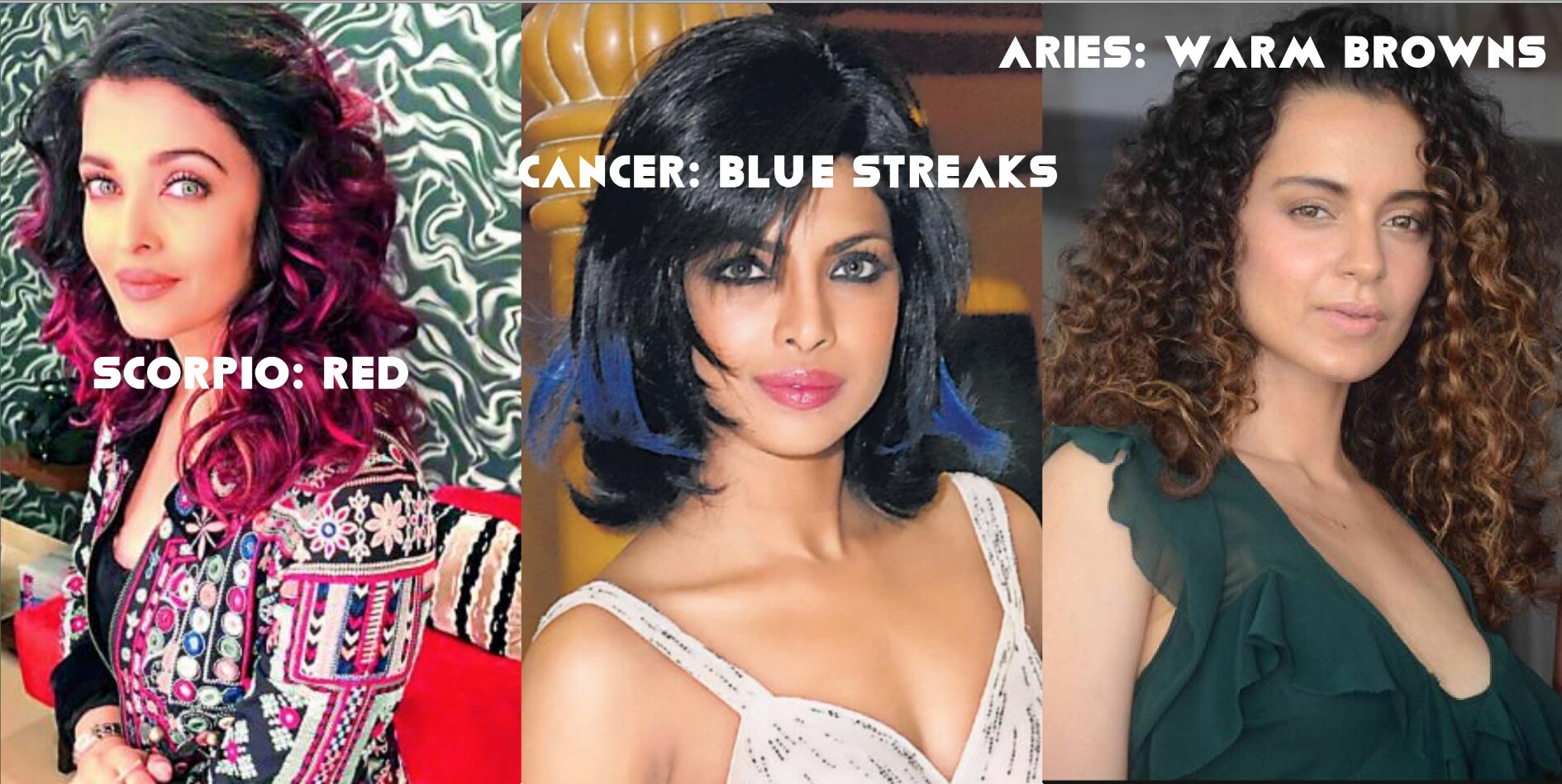 heres the perfect hair colour for you based on your zodiac sign